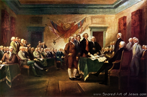 The Declaration of Independence, John Trumbull 1794 O5HR233.jpg